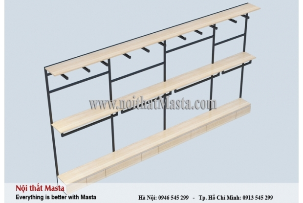 KỆ TRƯNG BÀY THỜI TRANG - MTKTB - 133